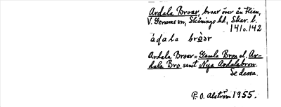 Bild på arkivkortet för arkivposten Ardala Broar