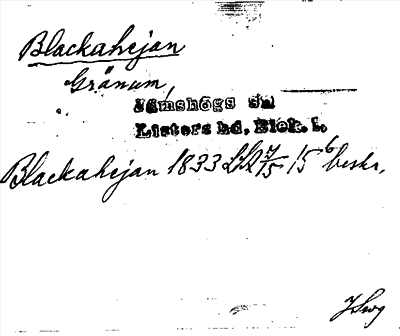 Bild på arkivkortet för arkivposten Blackahejan