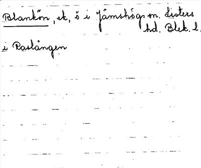 Bild på arkivkortet för arkivposten Blankön