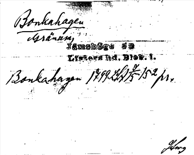 Bild på arkivkortet för arkivposten Bonkahagen