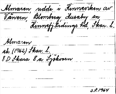 Bild på arkivkortet för arkivposten Almaren