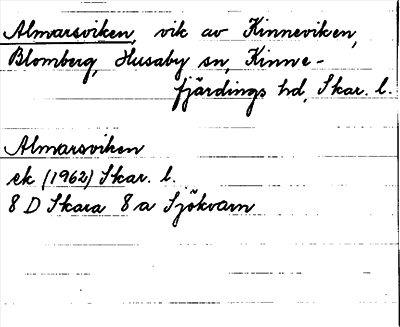 Bild på arkivkortet för arkivposten Almarsviken