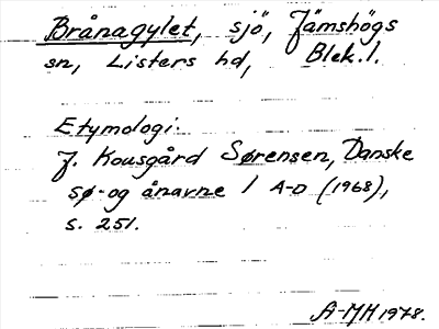 Bild på arkivkortet för arkivposten Brånagylet