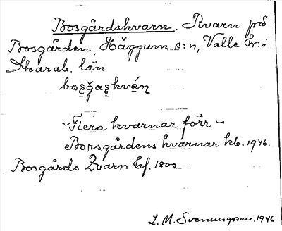Bild på arkivkortet för arkivposten Bosgårdskvarn