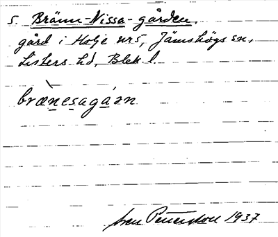 Bild på arkivkortet för arkivposten Bränn-Nissa-gården
