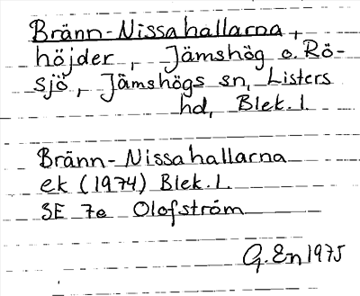 Bild på arkivkortet för arkivposten Bränn-Nissa hallarna