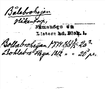 Bild på arkivkortet för arkivposten Bålabrohejan
