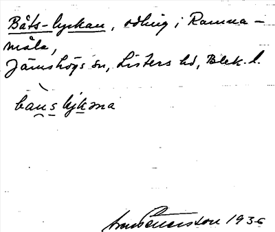 Bild på arkivkortet för arkivposten Båts-lyckan