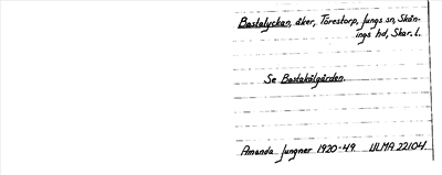 Bild på arkivkortet för arkivposten Bastalyckan, se Bastakålgården