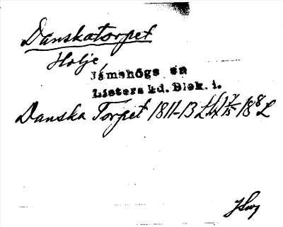 Bild på arkivkortet för arkivposten Danskatorpet