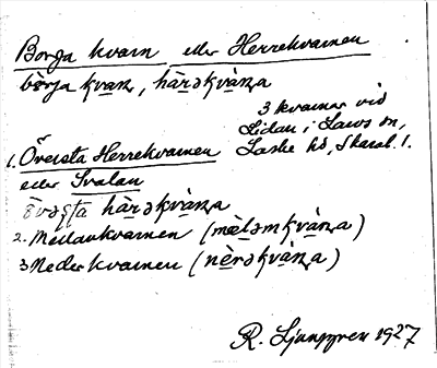 Bild på arkivkortet för arkivposten Borga kvarn eller Herrekvarnen