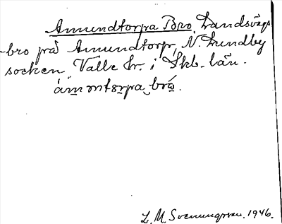 Bild på arkivkortet för arkivposten Amundtorpa Bro