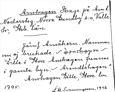 Bild på arkivkortet för arkivposten Anshagen