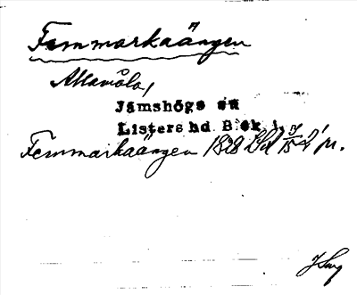 Bild på arkivkortet för arkivposten Fernmarkaängen