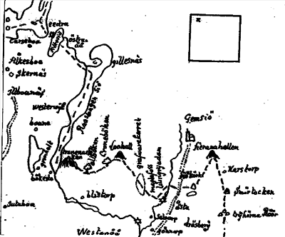 Bild på baksidan av arkivkortet för arkivposten Filkesjön