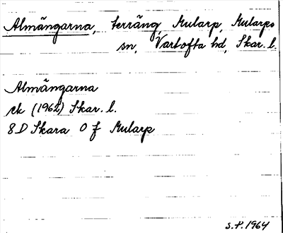 Bild på arkivkortet för arkivposten Almängarna