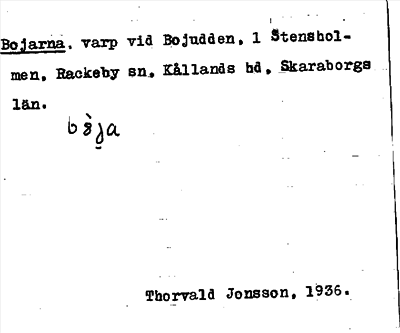Bild på arkivkortet för arkivposten Bojarna
