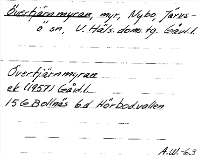 Bild på arkivkortet för arkivposten Övertjärnmyran