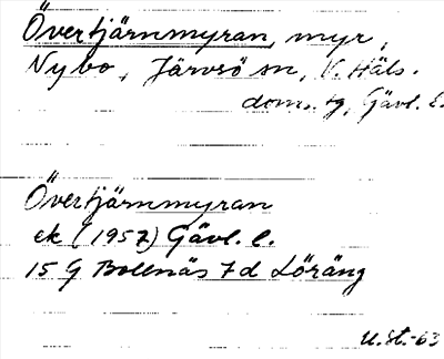 Bild på arkivkortet för arkivposten Övertjärnmyran