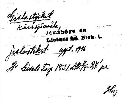 Bild på arkivkortet för arkivposten Gislastycket