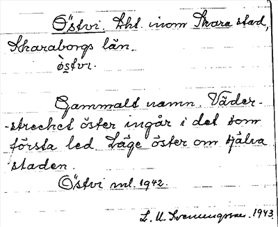 Bild på arkivkortet för arkivposten Östvi
