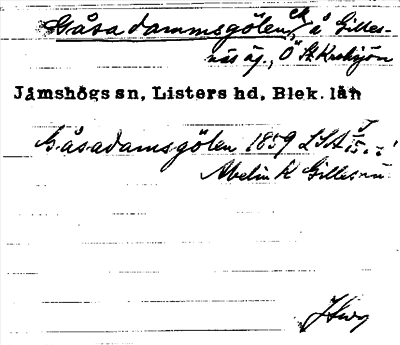 Bild på arkivkortet för arkivposten Gåsadammsgölen