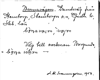 Bild på arkivkortet för arkivposten Bornavägen