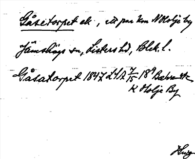 Bild på arkivkortet för arkivposten Gåsetorpet