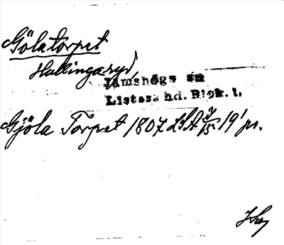 Bild på arkivkortet för arkivposten Gölatorpet