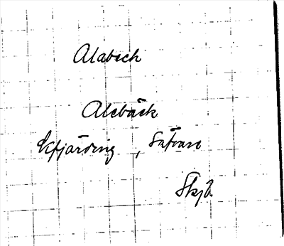 Bild på arkivkortet för arkivposten Alabeck