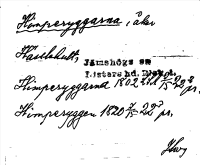 Bild på arkivkortet för arkivposten Himperyggarna