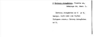 Bild på arkivkortet för arkivposten Östtorp Jutegården