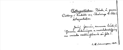 Bild på arkivkortet för arkivposten Östtorpabäcken