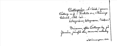 Bild på arkivkortet för arkivposten Östtorpsån