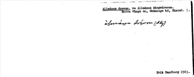 Bild på arkivkortet för arkivposten Allmänna dreven