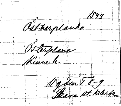 Bild på arkivkortet för arkivposten Östherplanda