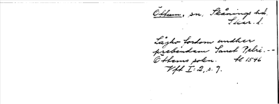 Bild på arkivkortet för arkivposten Öttum