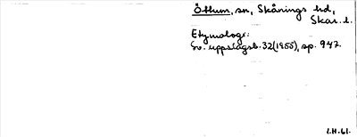 Bild på arkivkortet för arkivposten Öttum
