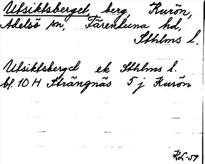 Bild på arkivkortet för arkivposten Utsiktsberget
