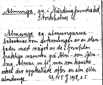 Bild på arkivkortet för arkivposten Almunge