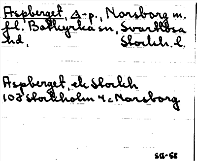 Bild på arkivkortet för arkivposten Aspberget