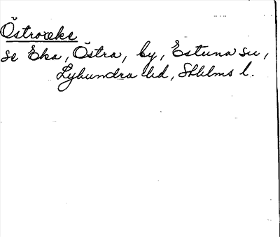 Bild på arkivkortet för arkivposten Östroæke