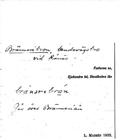 Bild på arkivkortet för arkivposten Bränneribronn