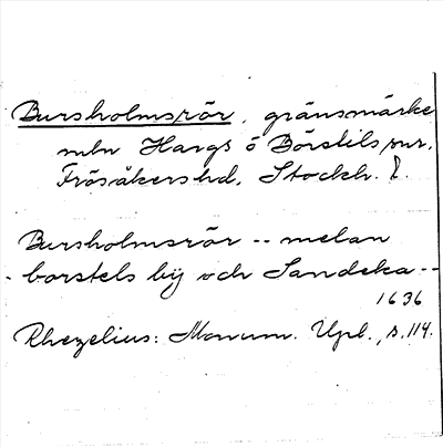 Bild på arkivkortet för arkivposten Bursholmsrör
