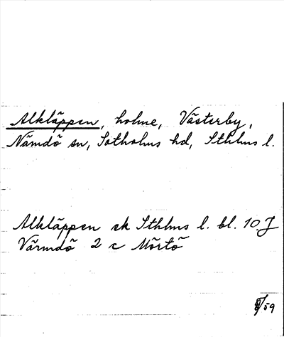 Bild på arkivkortet för arkivposten Alkläppen