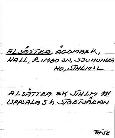 Bild på arkivkortet för arkivposten Alsättra