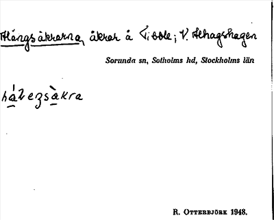 Bild på arkivkortet för arkivposten Alängsåkrarna