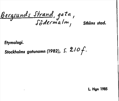Bild på arkivkortet för arkivposten Bergsunds Strand