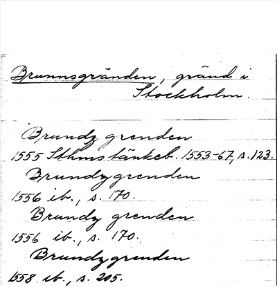 Bild på arkivkortet för arkivposten Brunnsgränden