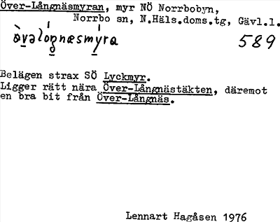 Bild på arkivkortet för arkivposten Över-Långnäsmyran